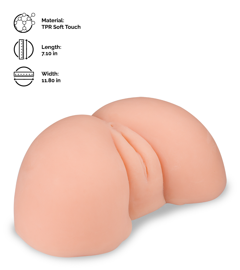 Realistic ass with anus and vagina