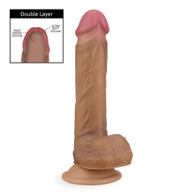 Load image into Gallery viewer, Snake dual-layered liquid silicone dildo