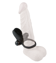 Load image into Gallery viewer, Vibrating cock ring with clit stimulator